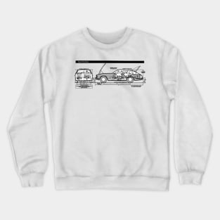 JENSEN INTERCEPTER - road test data Crewneck Sweatshirt